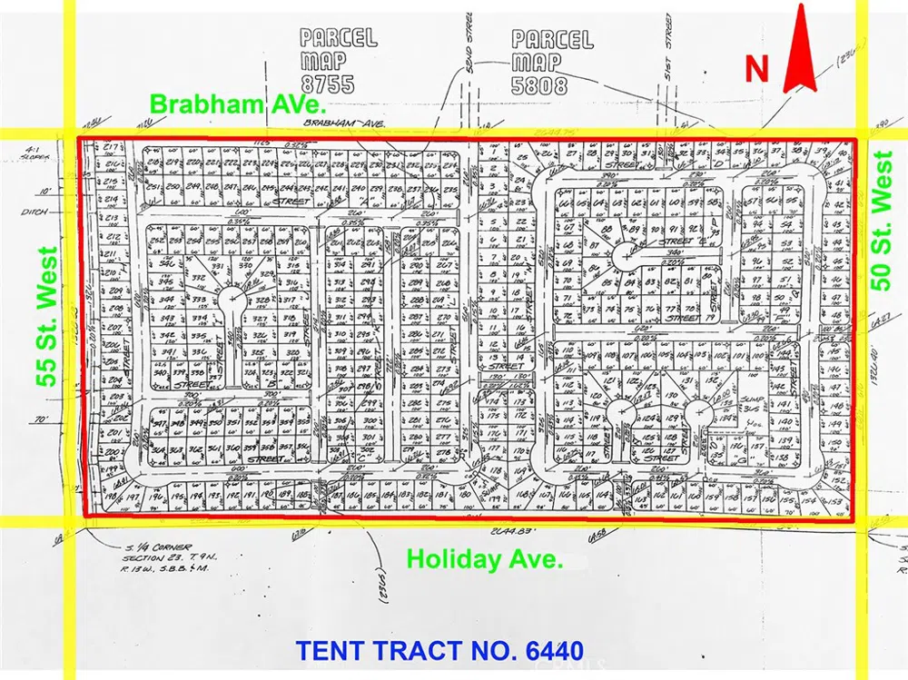 50 W to 55 Street West On Holiday Avenue Rosamond, CA 93560