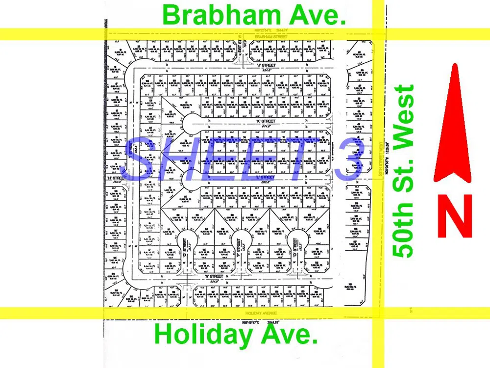 50 W to 55 Street West On Holiday Avenue Rosamond, CA 93560