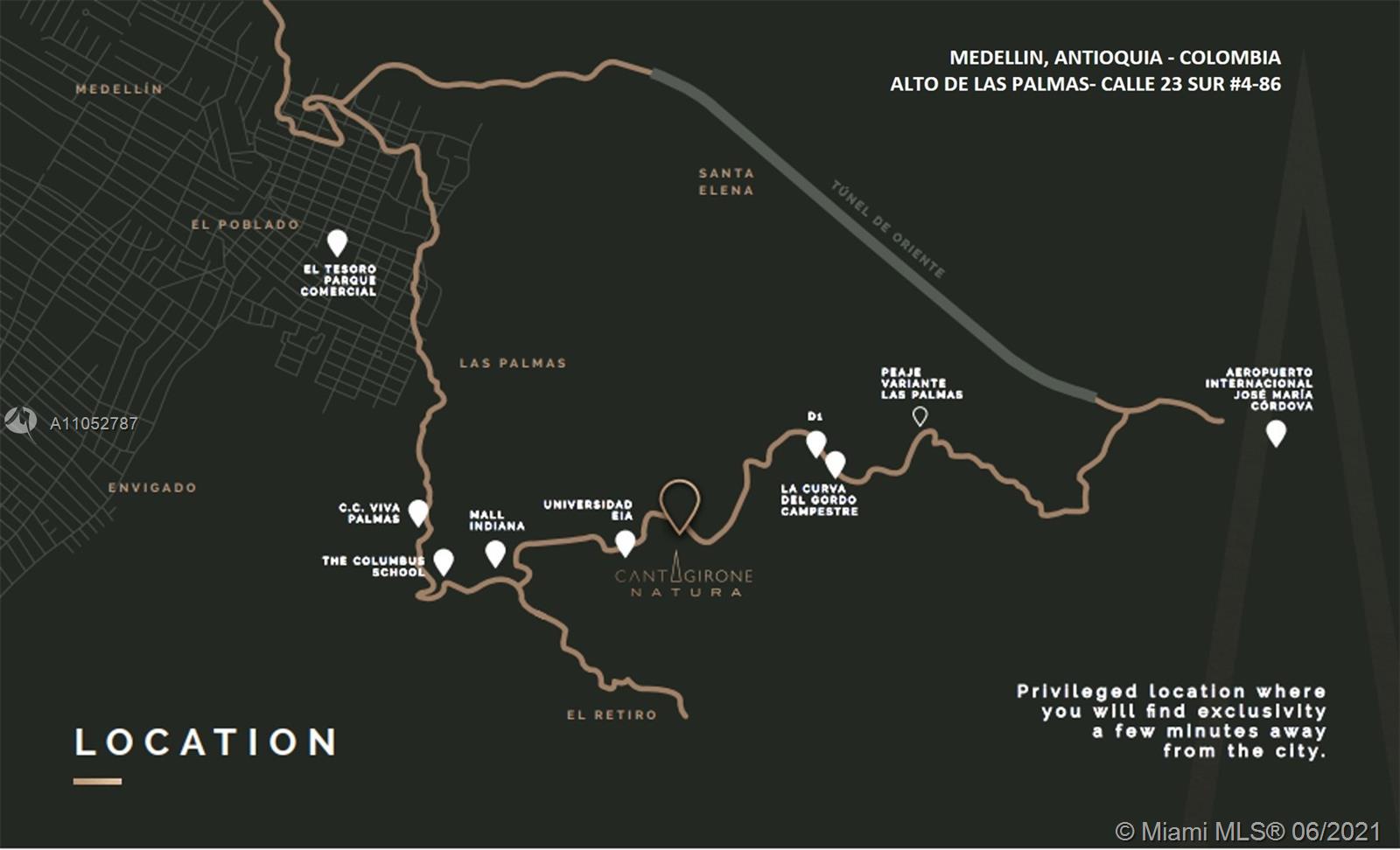 4 CALLE 23, ALTO DE LAS PALMAS, ANTIOQUIA 