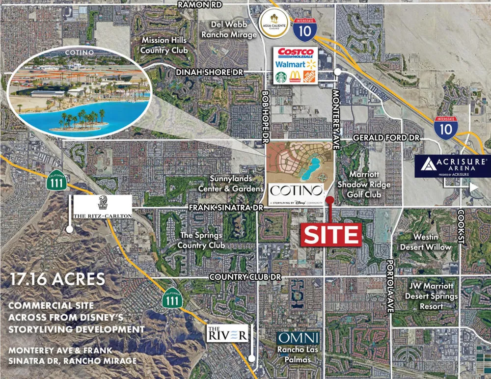 Monterey Ave & Frank Sinatra Rancho Mirage, CA 92270