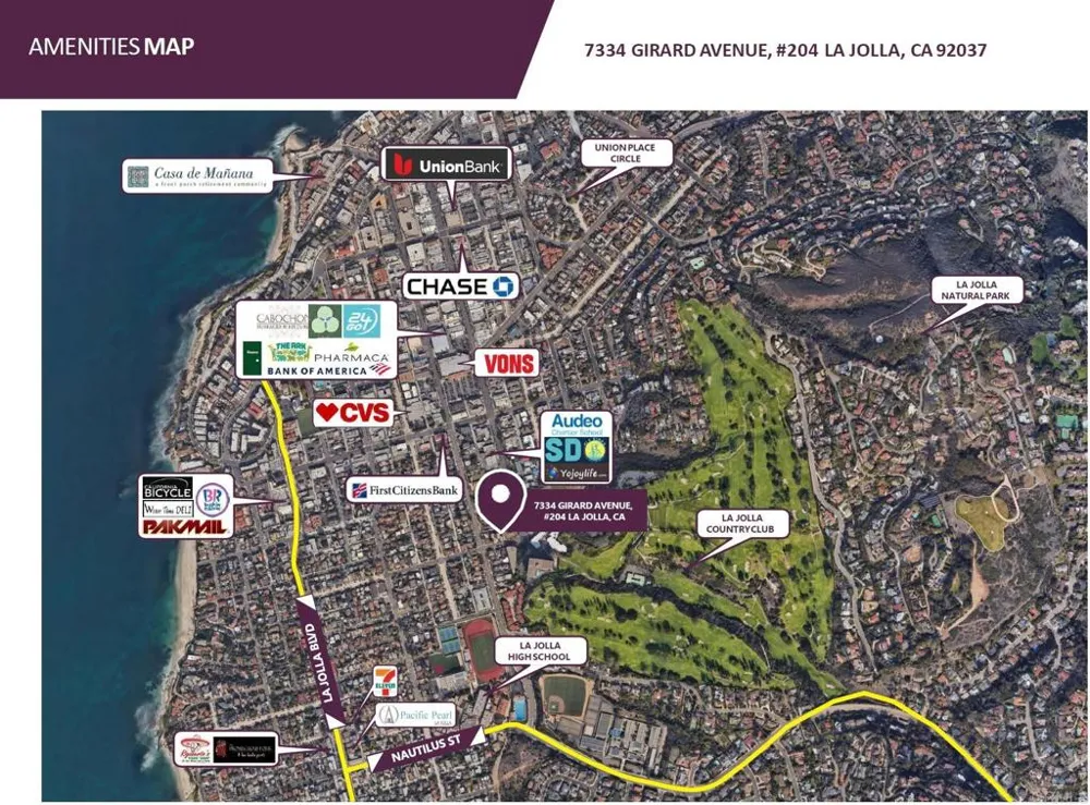 Address Not Shown La Jolla, CA 92037