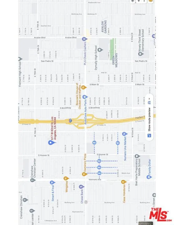 617 W 82Nd Street Los Angeles, CA 90044