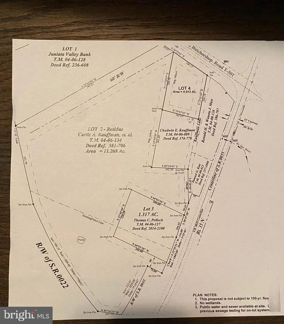 KAUFFMAN LANE Mifflintown, PA 17059