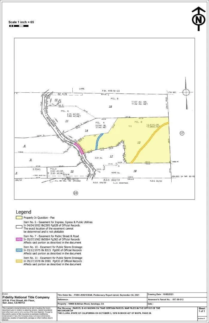 16968 Bohlman Road Saratoga, CA 95070