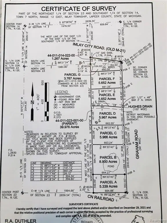 GRAHAM ROAD Imlay Township, MI 48444