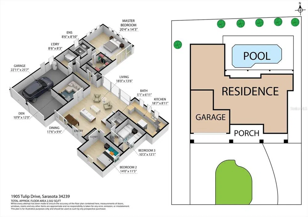 1905 TULIP DRIVE Sarasota, FL 34239