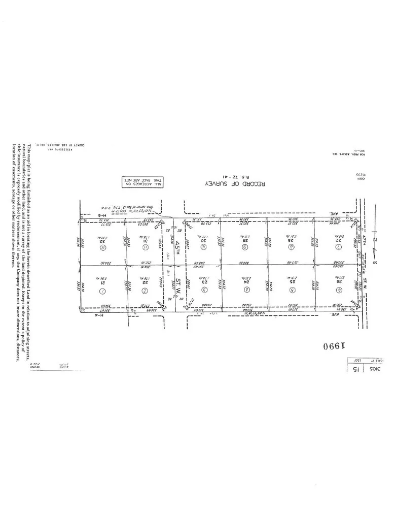 46 Vac/Ave H6/Vic 46th Stw Lancaster, CA 93536