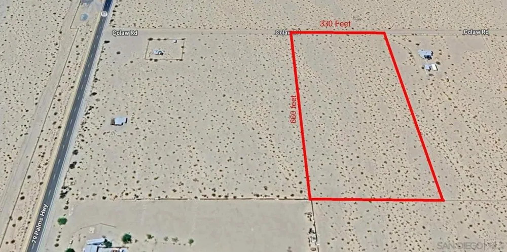 Colaw Rd. Twentynine Palms, CA 92277