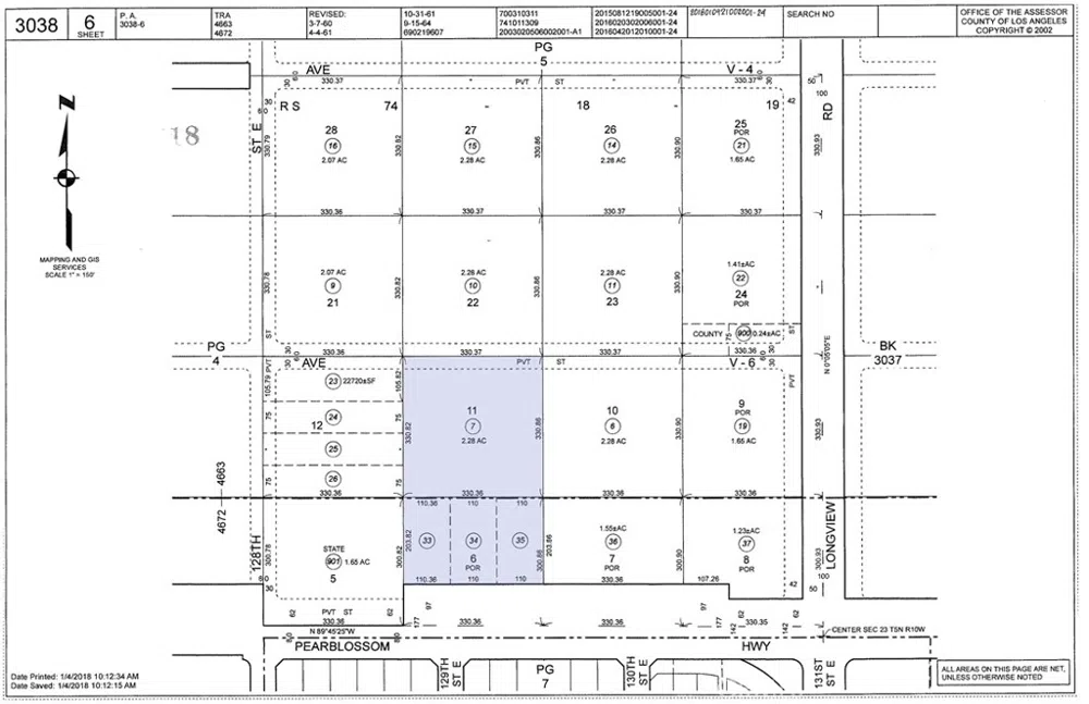 Pearblossom Hwy & 129th St E Pearblossom, CA 93553