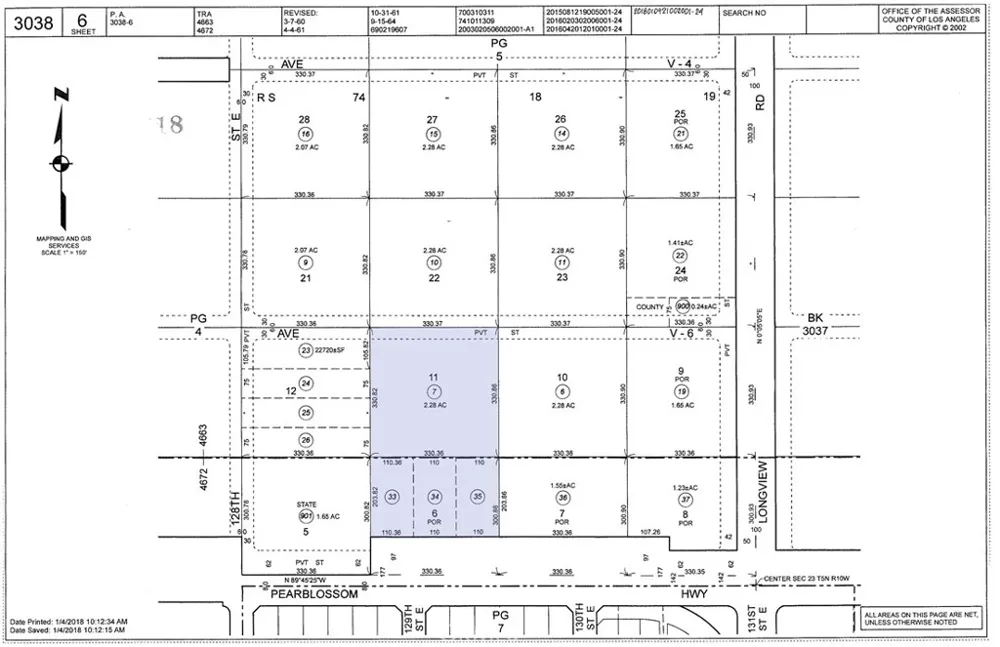Pearblossom Hwy & 129th St E Pearblossom, CA 93553