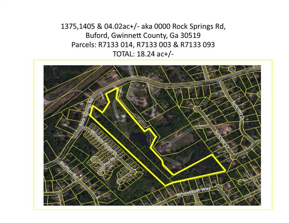 1405 Rock Springs Road Buford, GA 30519