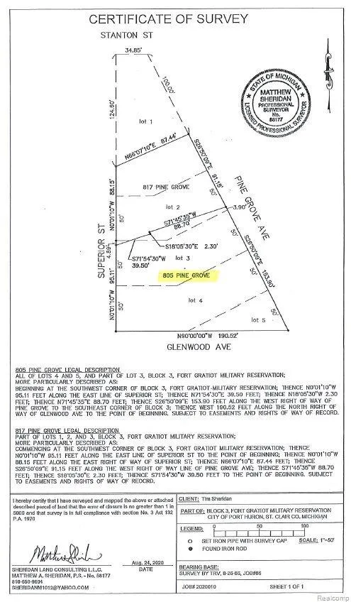 805 PINE GROVE AVENUE Port Huron City, MI 48060