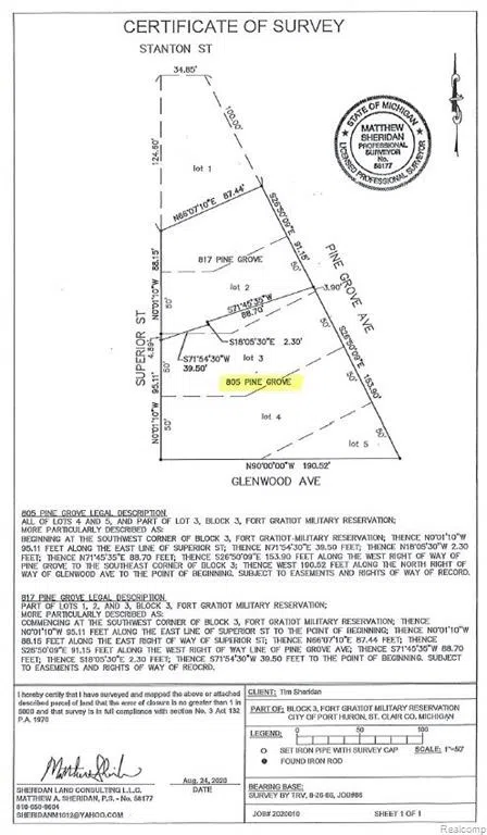 805 PINE GROVE AVENUE Port Huron City, MI 48060