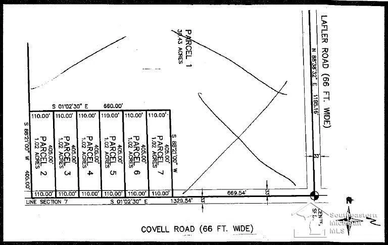 6 covell Road Dundee Village, MI 48131