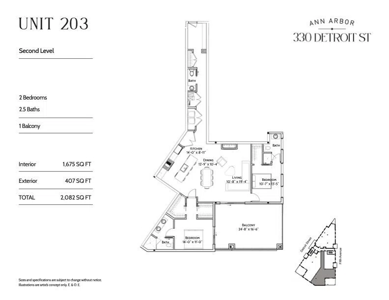 330 Detroit Street #203 Ann Arbor, MI 48104