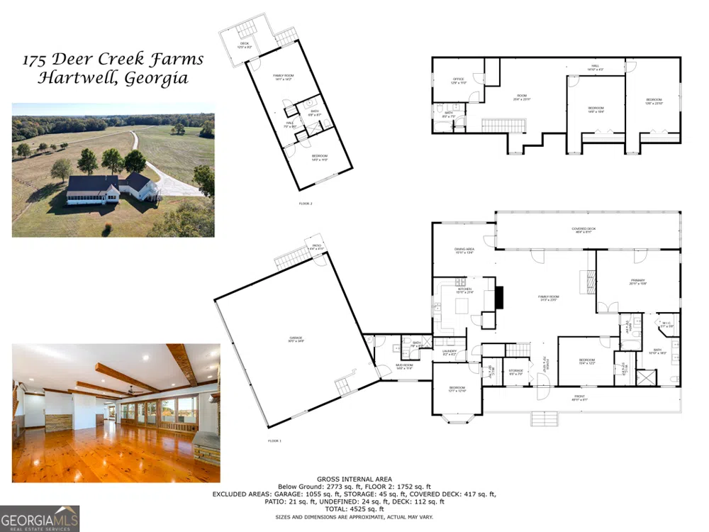 173 & 175 Deer Creek Farms RD Hartwell, GA 30643