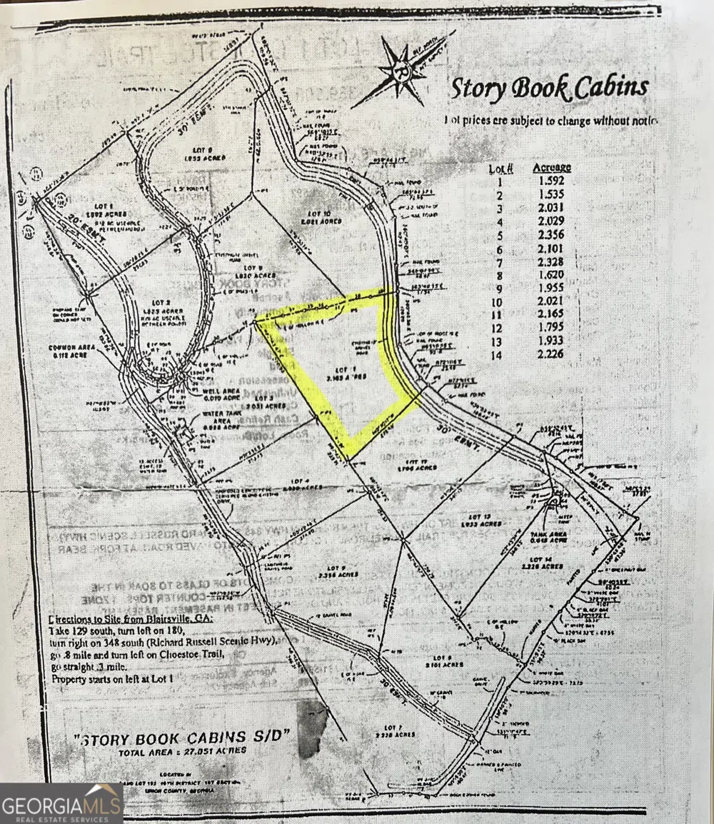 02.17AC LOT 11 Choestoe TRL Blairsville, GA 30512