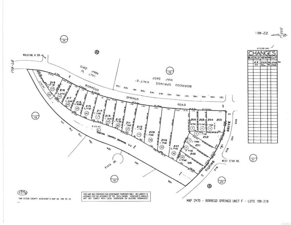 Borrego Springs Rd lot 218 Borrego Springs, CA 92004
