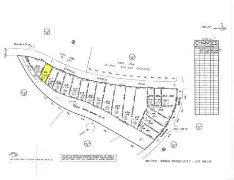 Borrego Springs Rd lot 218