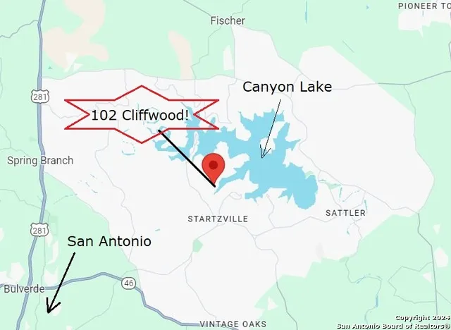 102 CLIFFWOOD Canyon Lake, TX 78133