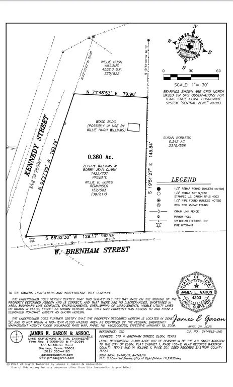 510 W Brenham Street Elgin, TX 78621