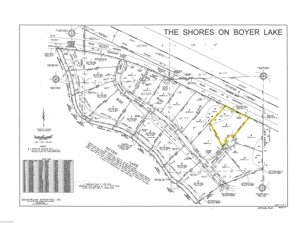 Lot 8 Blk2 S The Shores On Boyer Lake Lake Park, MN 56554
