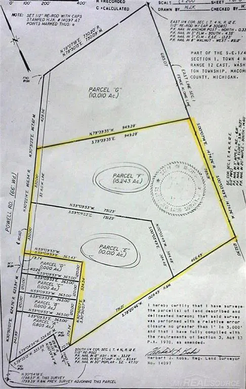 67800 POWELL ROAD Washington Township, MI 48095