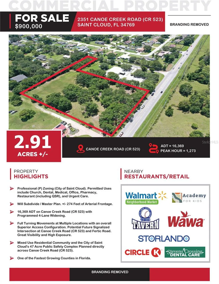 2351 CANOE CREEK ROAD St Cloud, FL 34769