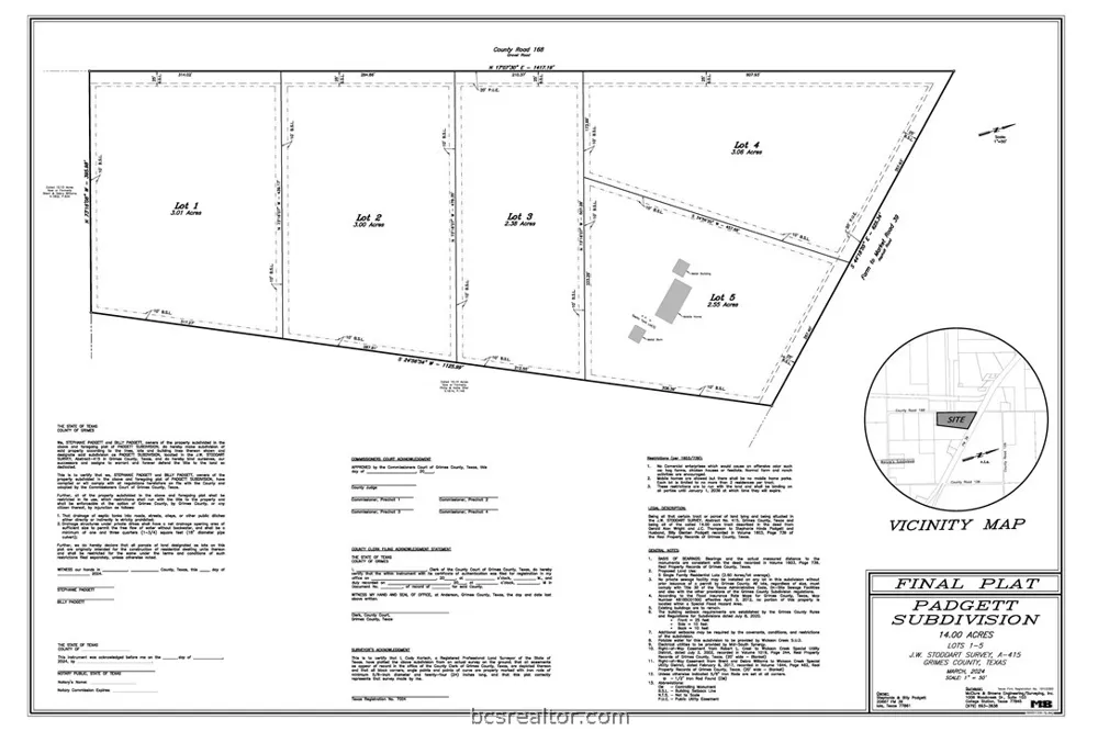 3 County Road 168 Iola, TX 77861