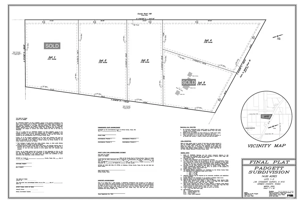 3 County Road 168 Iola, TX 77861