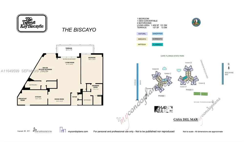 1111 Crandon Blvd #A306 Key Biscayne, FL 33149