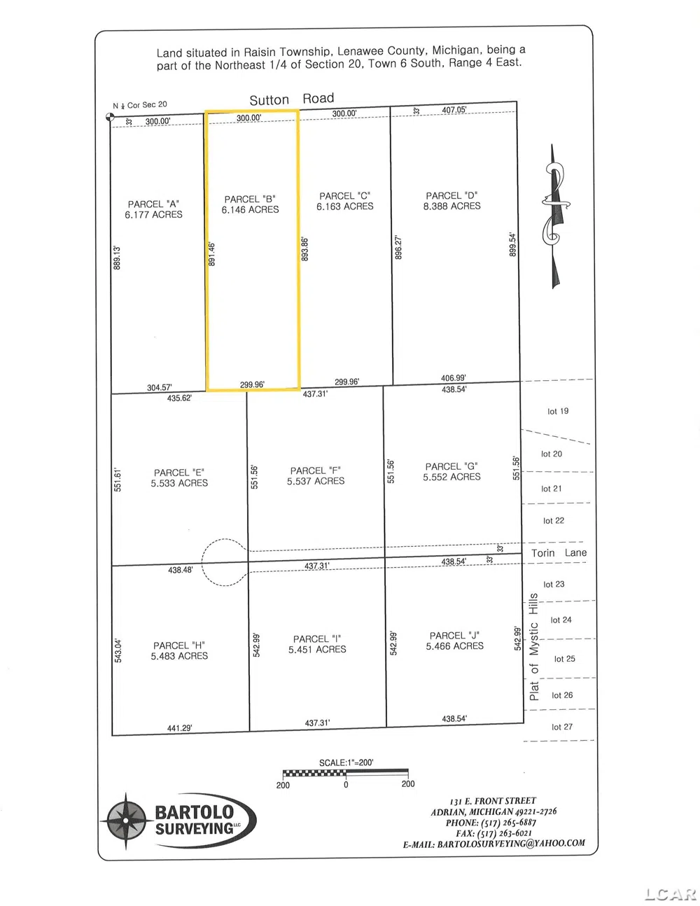 Sutton Road Raisin Township, MI 49221