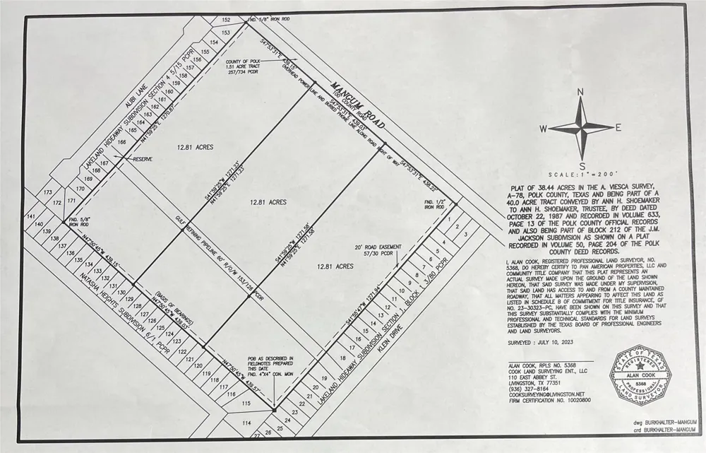 Mangum Road Livingston, TX 77351