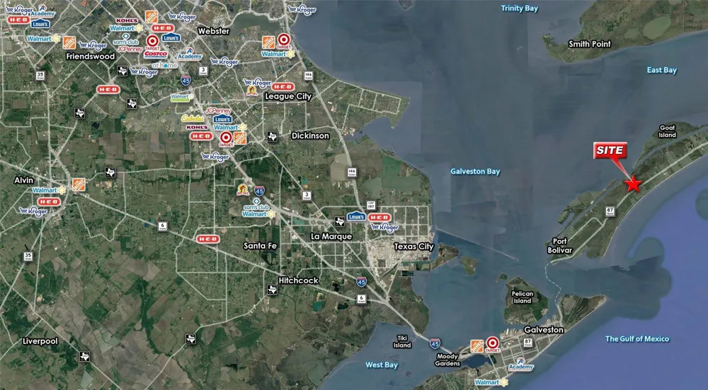 1133 E Bay Drive Port Bolivar, TX 77650