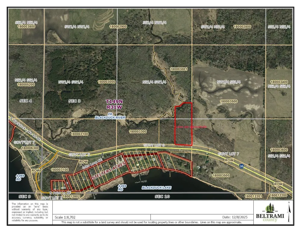 Lot 2 Blackduck Lake Road NE Hines, MN 56647