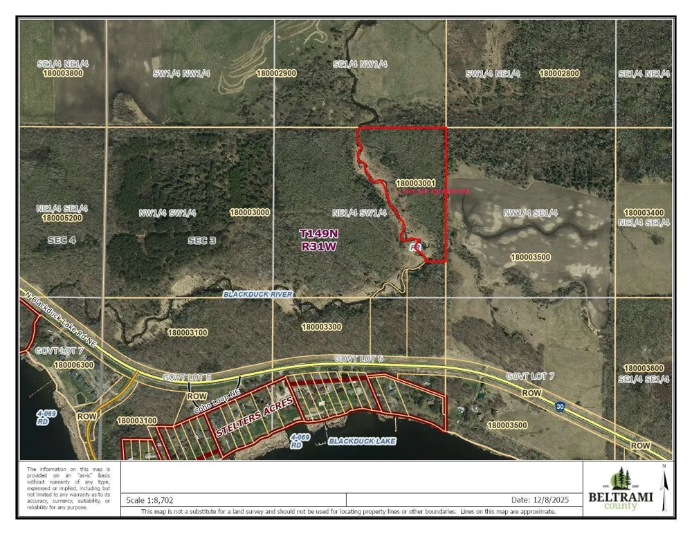 Lot 3 Blackduck Lake Road NE Hines, MN 56647