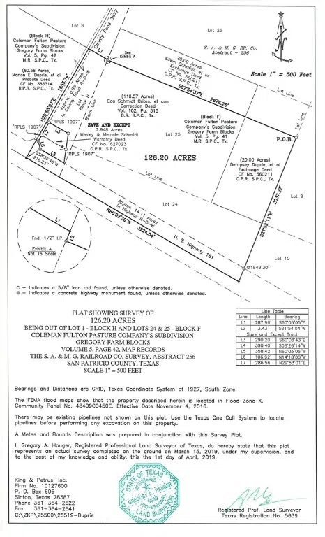 Hwy 181 & County Rd 3677 Gregory, TX 78359