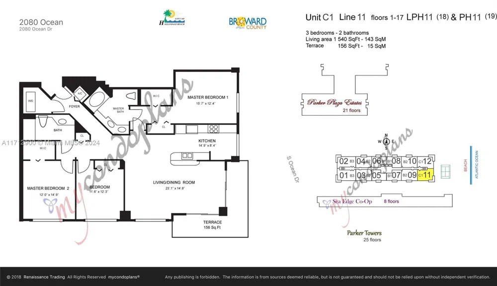 2080 S Ocean Dr #311 Hallandale Beach, FL 33009