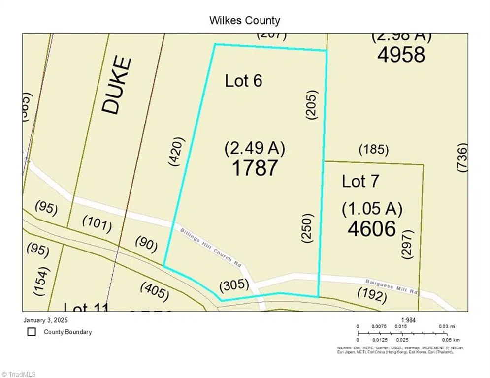 2733 Billings Hill Church Road Traphill, NC 28685
