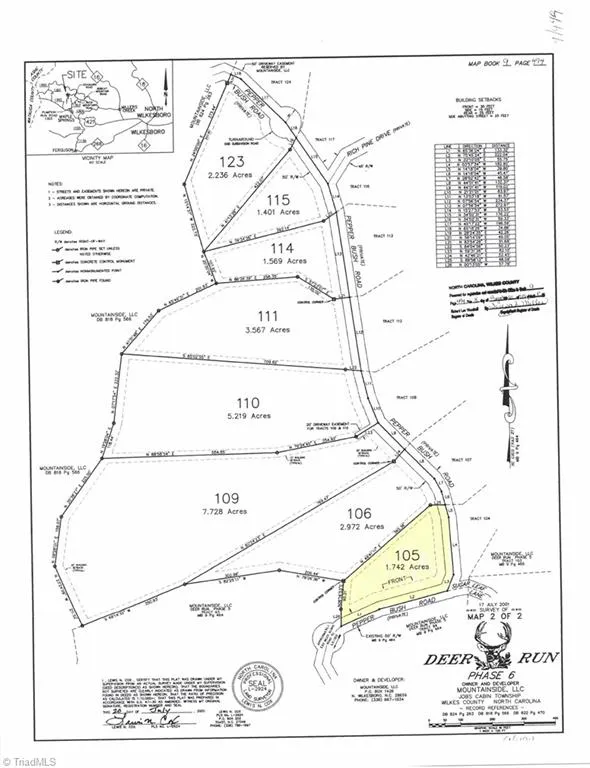 Lot 105 Pepper Bush Road Purlear, NC 28665