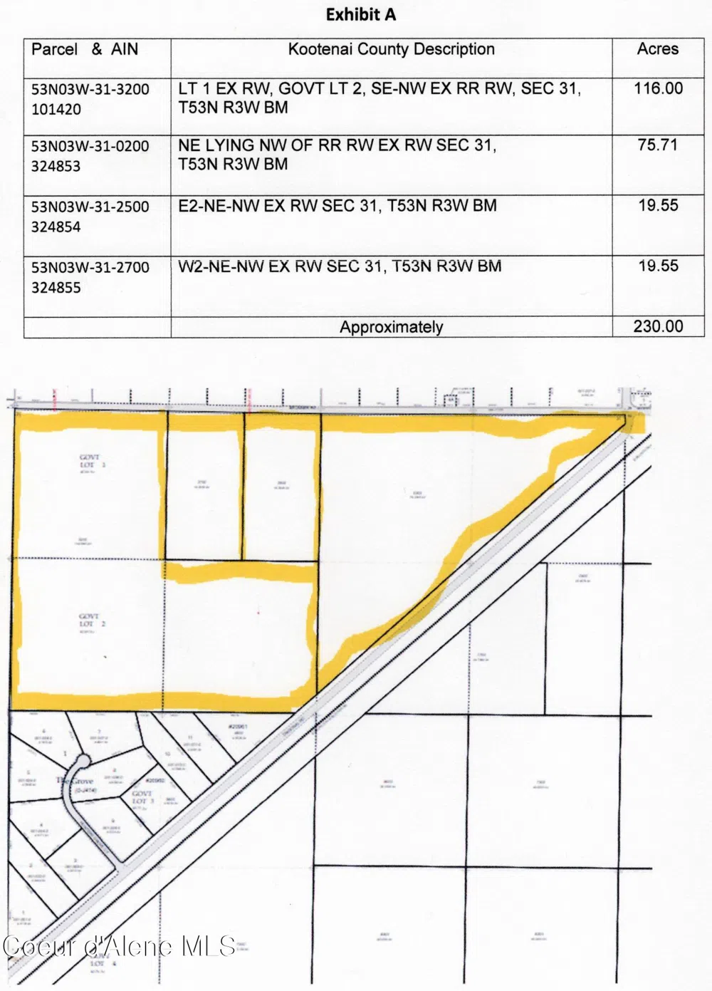 NKA E BRUNNER & DIAGONAL ROAD Rathdrum, ID 83858