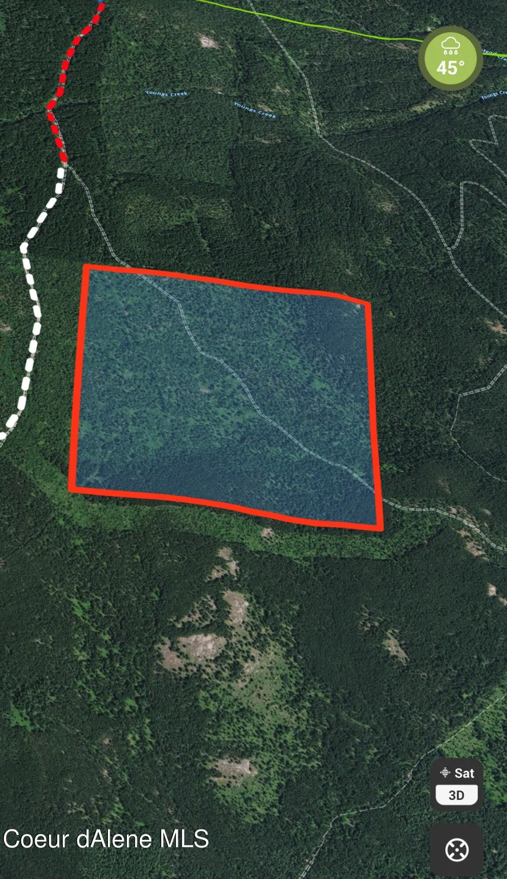 NKA 160 acres Jeru Creek Rd 293 Sandpoint, ID 83864