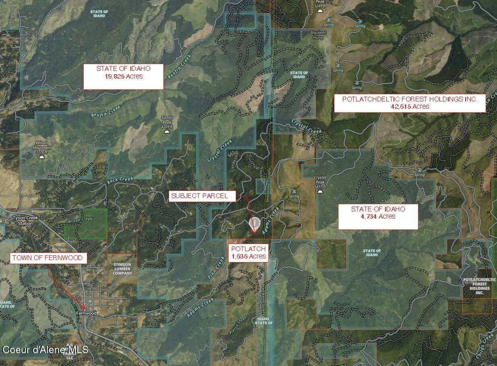 1425 Upriver View Drive Fernwood, ID 83830