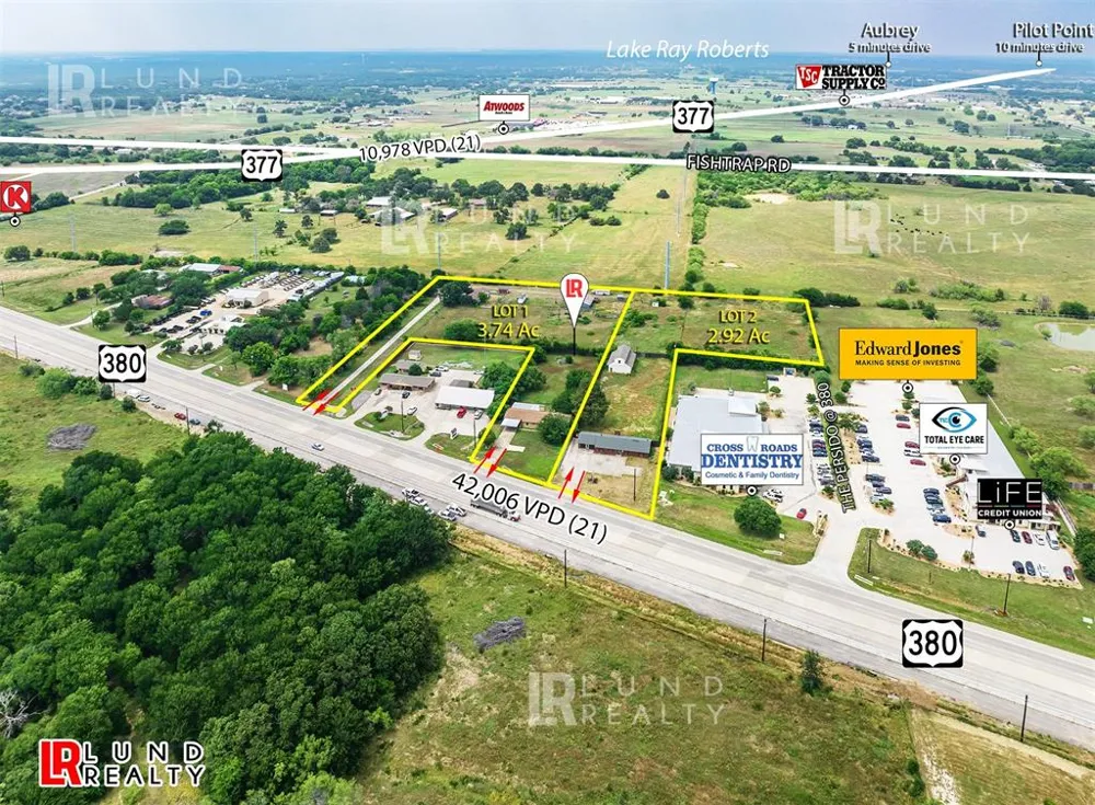 8400 E US Highway 380 Highway #Lot-2 Cross Roads, TX 76227