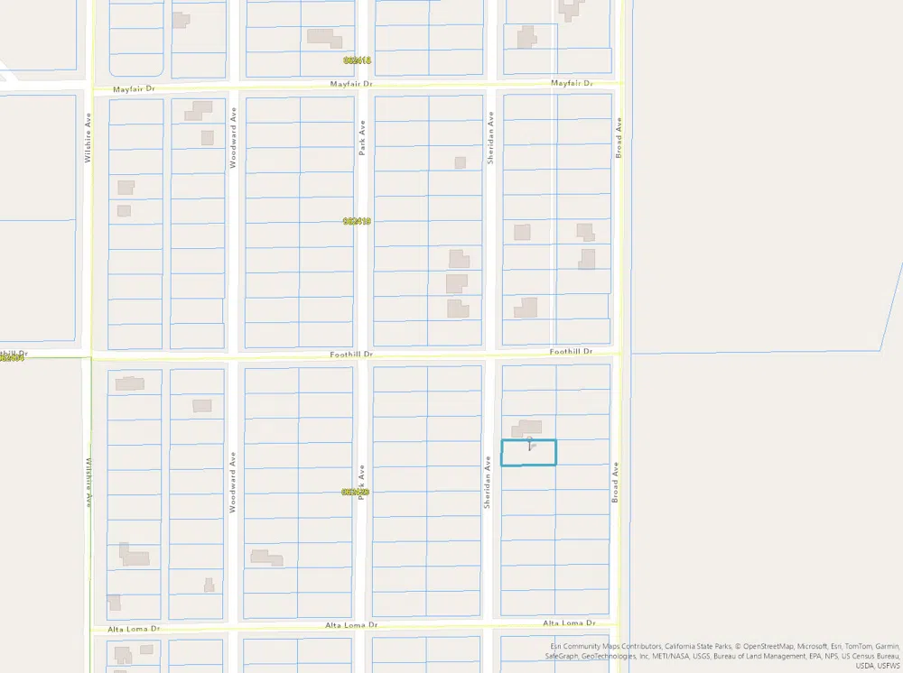 Sheridan Rd Avenue Twentynine Palms, CA 92277