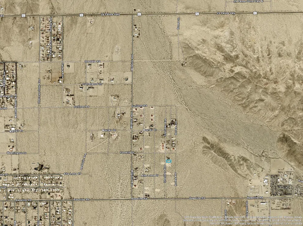 Sheridan Rd Avenue Twentynine Palms, CA 92277