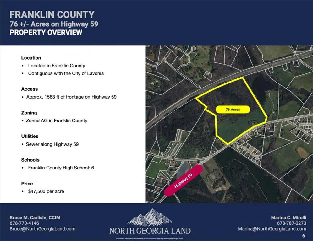 3434 Highway 59 Lavonia, GA 30553