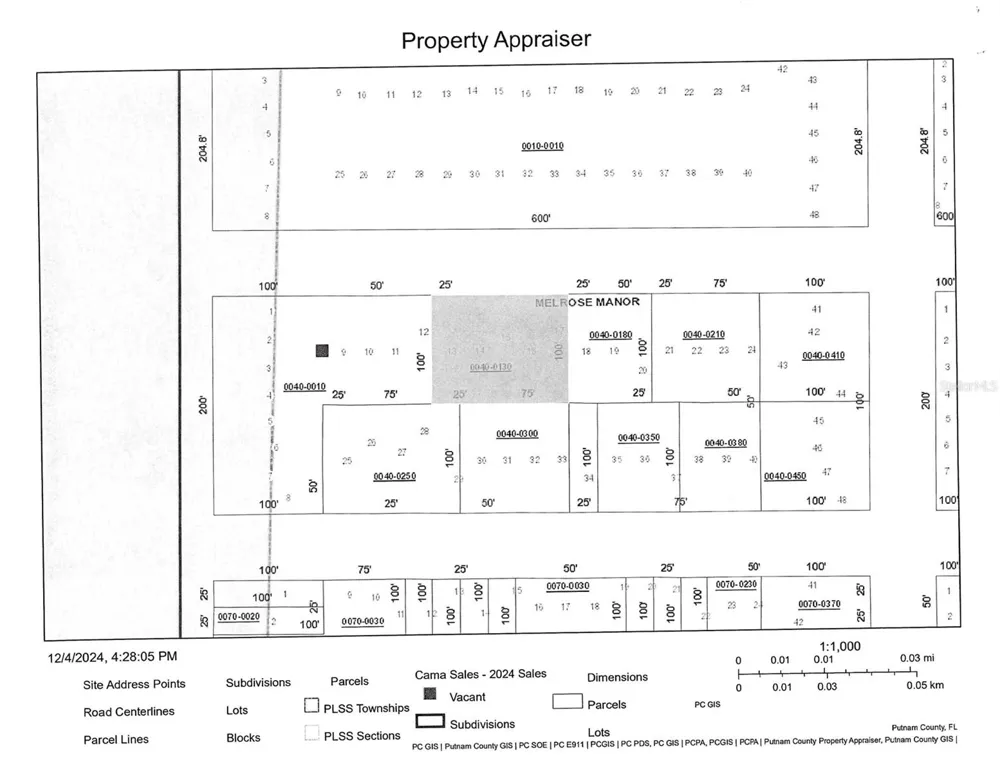 Lots 13-17 UNASSIGNED Hawthorne, FL 32640