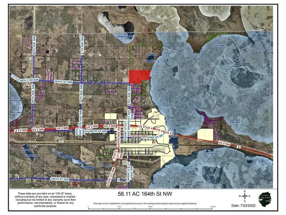 58.11 AC 164th Street NW Cass Lake, MN 56633