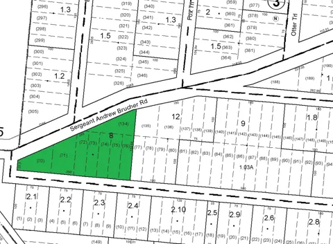 Lot 8 Sgt Andrew Brucher Road